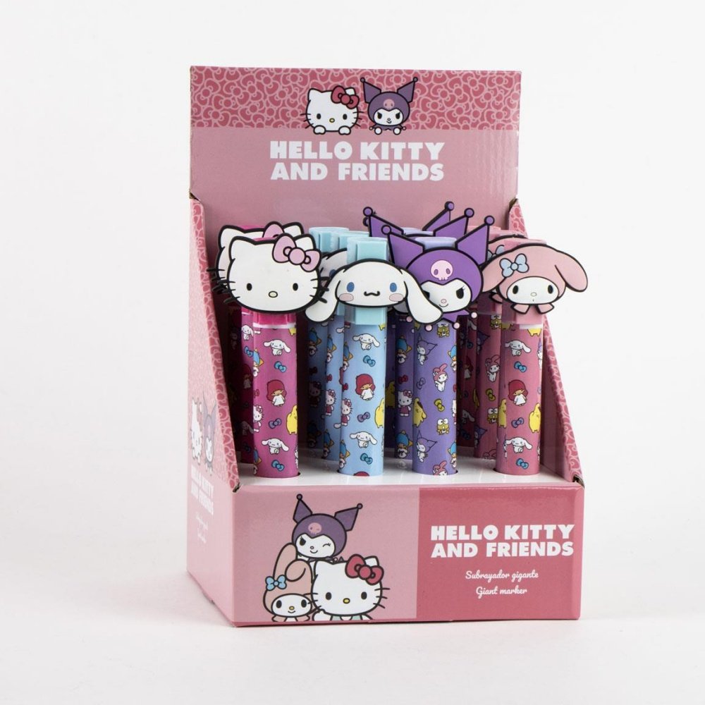 Expositor 12 subrayadores gigantes Hello Kitty Cerda