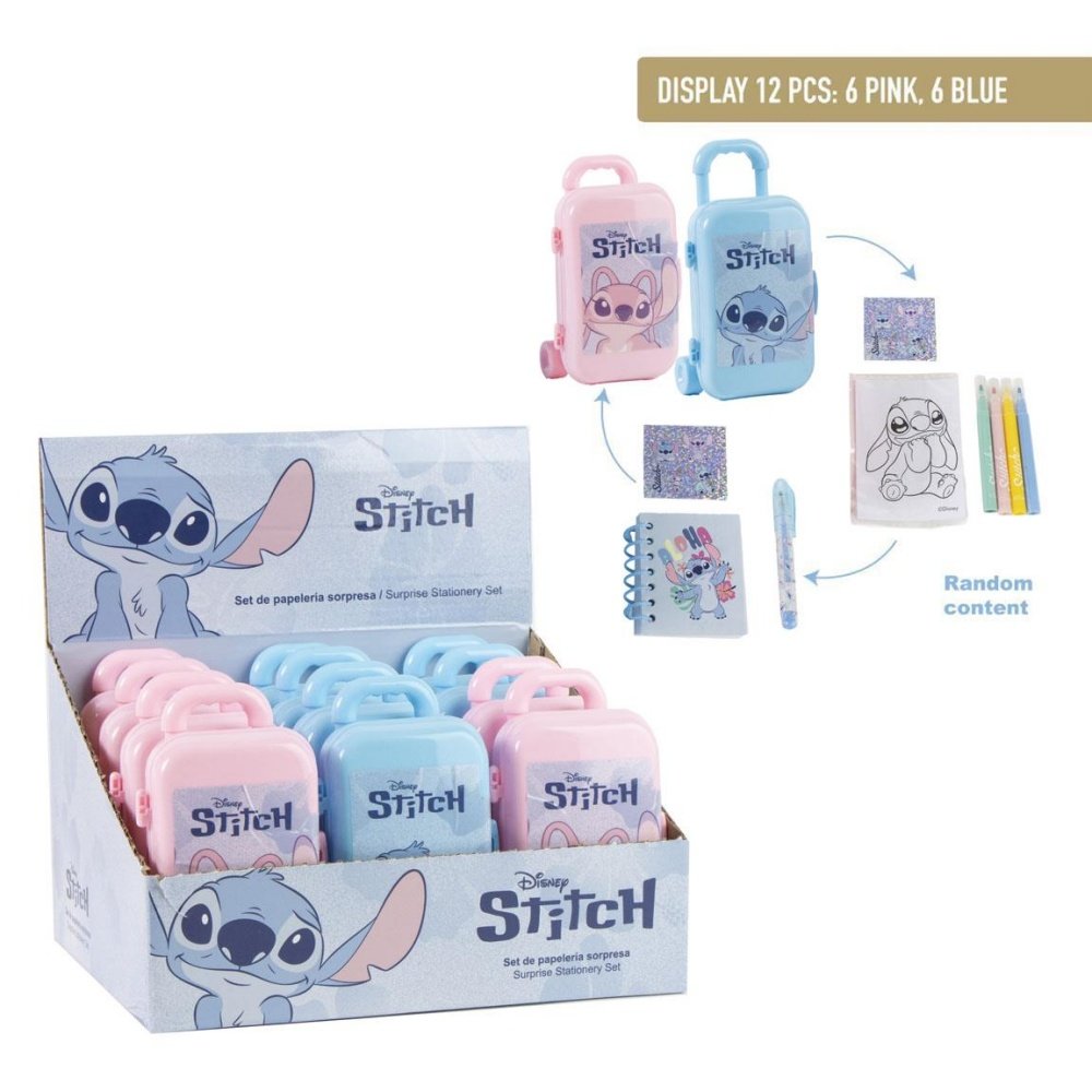 Exp. 12 Set de Papelería Sorpresa Stitch CERDA Regalo Imagen principal del producto