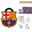 Álbum actividades coloreable FC Barcelona Cerda