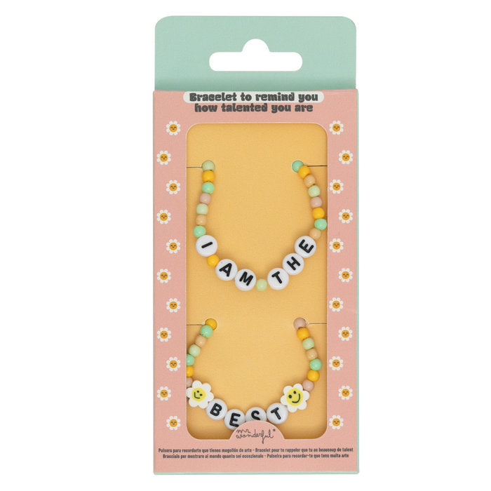SET DE 2 PULSERAS - I'M THE BEST | MR WONDERFUL | 1 UNIDAD | 8445641029744 Imagen principal del producto
