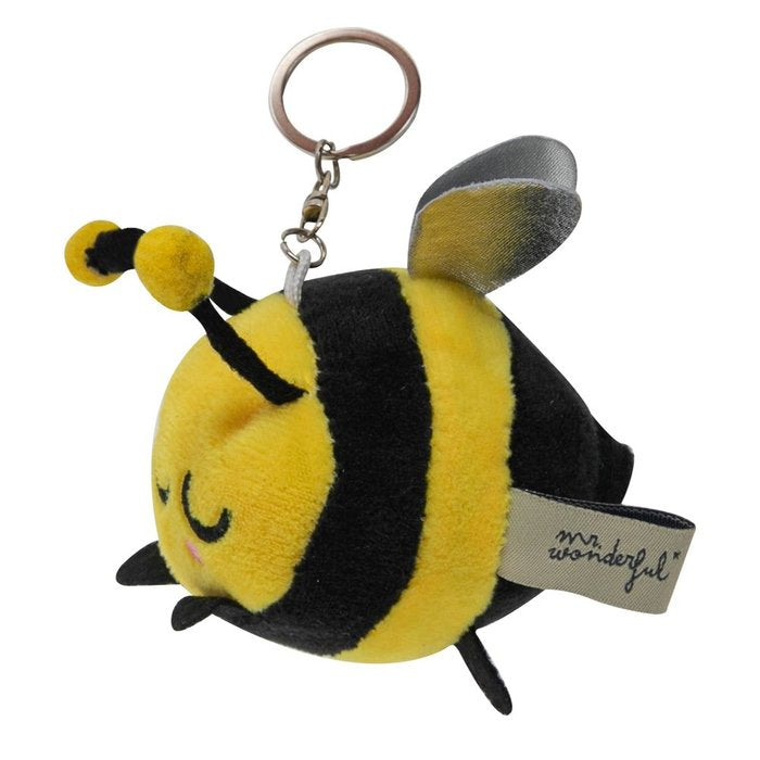 LLAVERO PELUCHE PEQUEÑO - ABEJA | MR WONDERFUL | 1 UNIDAD | 8445641041166 Imagen principal del producto