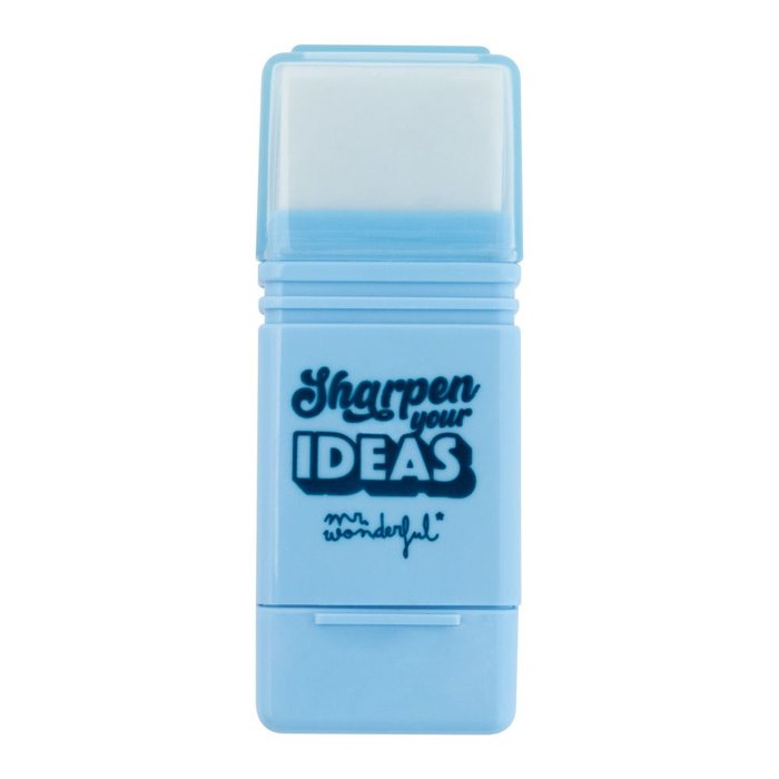 EXPOSITOR 24 GOMA CON SACAPUNTAS - SHARPEN YOUR IDEAS | 1 UNIDADES | (MR WONDERFUL)
