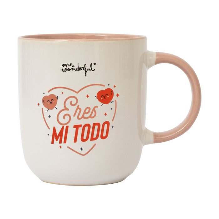 TAZA - ERES MI TODO | MR WONDERFUL | 1 UNIDAD | 8445641047632 Imagen principal del producto