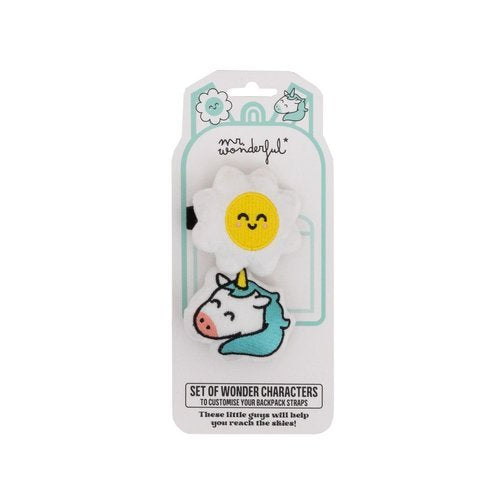 Set de personajes Wonder personaliza las asas de tu mochila MR Wonderful