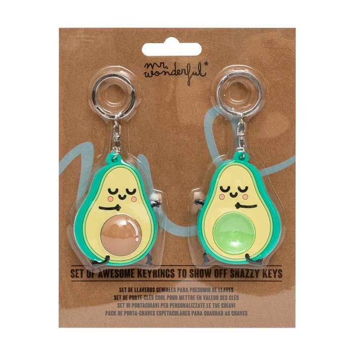 SET DE 2 LLAVEROS - AGUACATES | MR WONDERFUL | 1 UNIDAD | 8445641048417 Imagen principal del producto