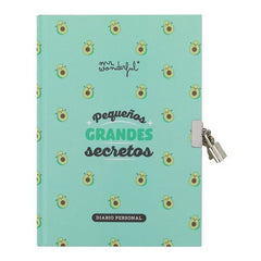 DIARIO PERSONAL - PEQUEÑOS GRANDES SECRETOS | 1 UNIDADES | (MR WONDERFUL)