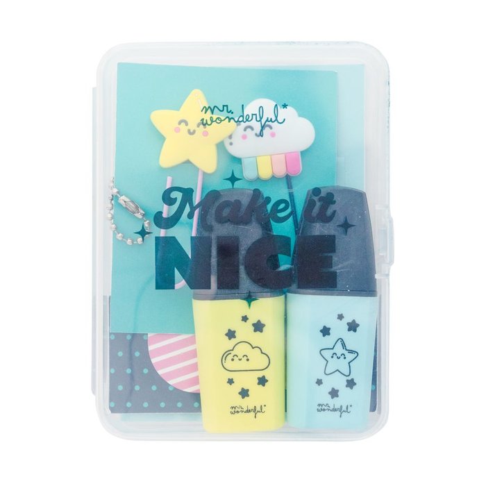 KIT PARA DECORAR TU AGENDA MAKE IT NICE | MR WONDERFUL AGENDAS Imagen principal del producto
