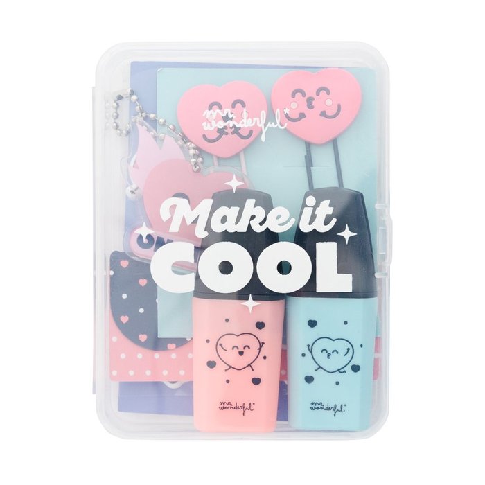 KIT PARA DECORAR TU AGENDA MAKE IT COOL | MR WONDERFUL AGENDAS Imagen principal del producto