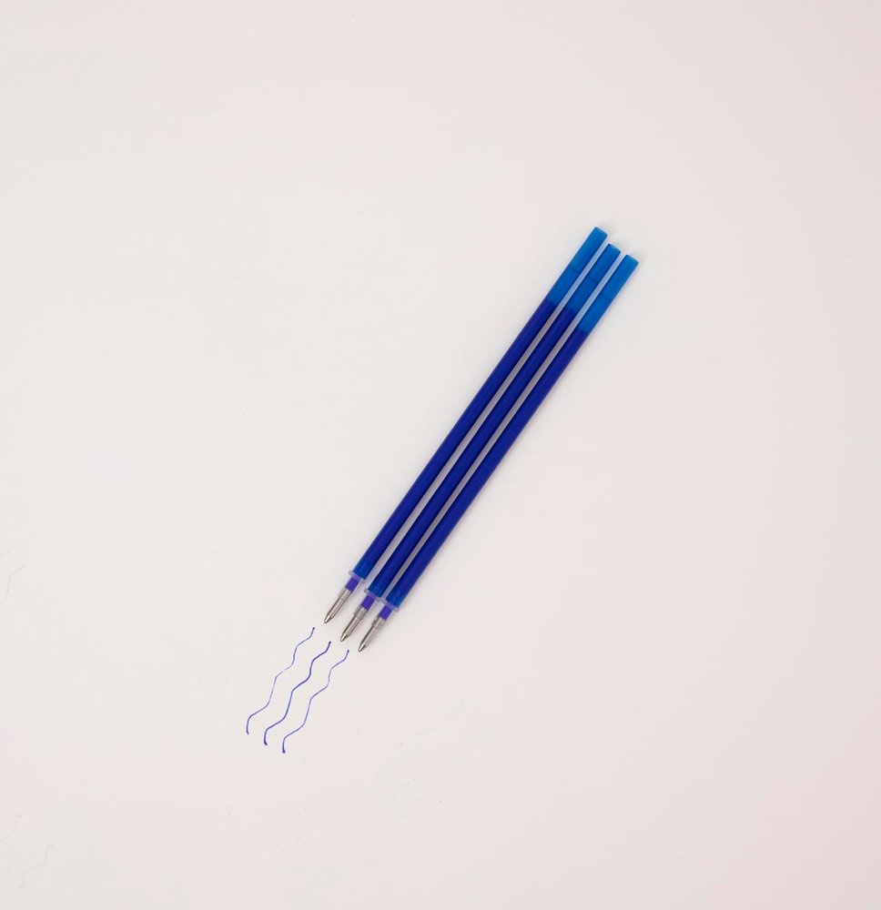 Set de 3 recambios borrables BO-BO tinta azul Mr Wonderful (Pack 10 uds)