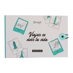 ALBUM DE FOTOS VIAJE - VIAJAR ES VIVIR LA VIDA | 1 UNIDADES | (MR WONDERFUL)