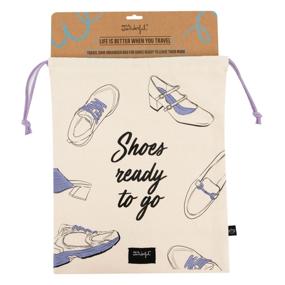 BOLSA DE VIAJE PARA ZAPATOS - SHOES READY TO GO | MR WONDERFUL Imagen principal del producto