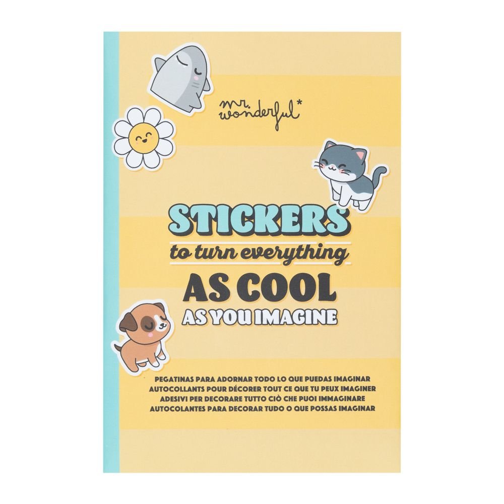 PEGATINAS PARA ADORNAR TODO LO QUE PUEDAS IMAGINAR | MR WONDERFUL | 1 UNIDAD | 8445641056832 Imagen principal del producto