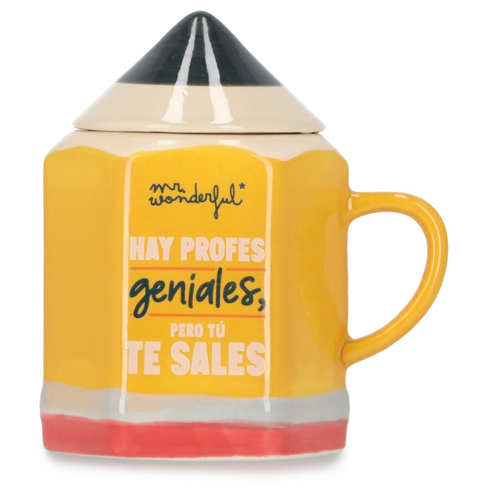 TAZA 3D - HAY PROFES GENIALES, PERO TU TE SALES | MR WONDERFUL | 1 UNIDAD | 8445641058539