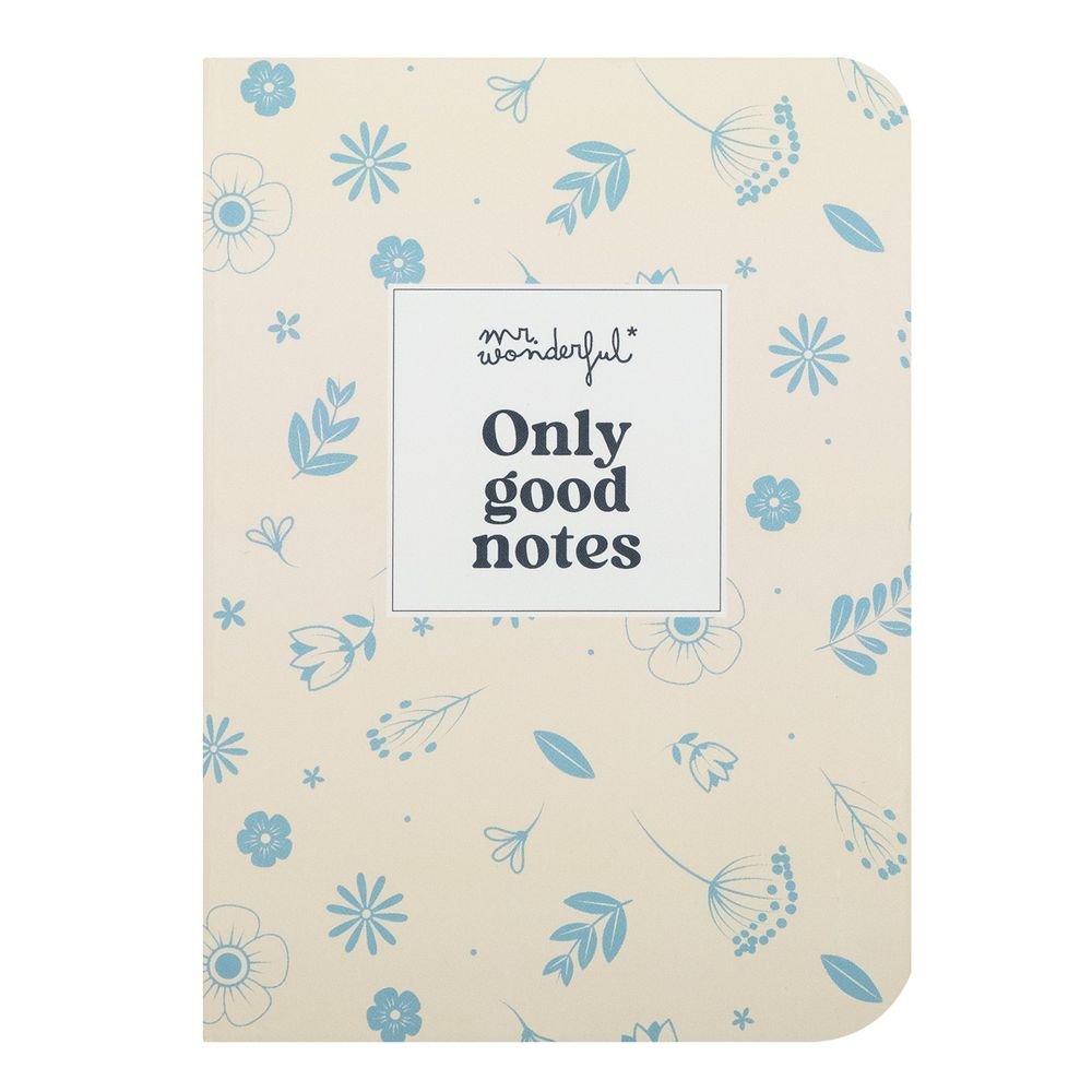 Libreta A6 Only Good Notes Marca MR Wonderful Imagen principal del producto