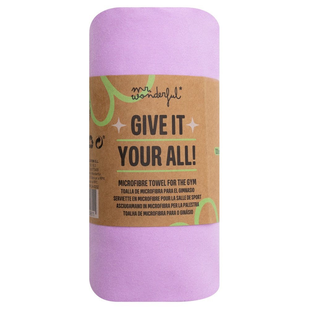 TOALLA DE MICROFIBRA PARA GIMNASIO - NOTHING CAN STOP ME | MR WONDERFUL | 1 UNIDAD | 8445641059611 Imagen principal del producto