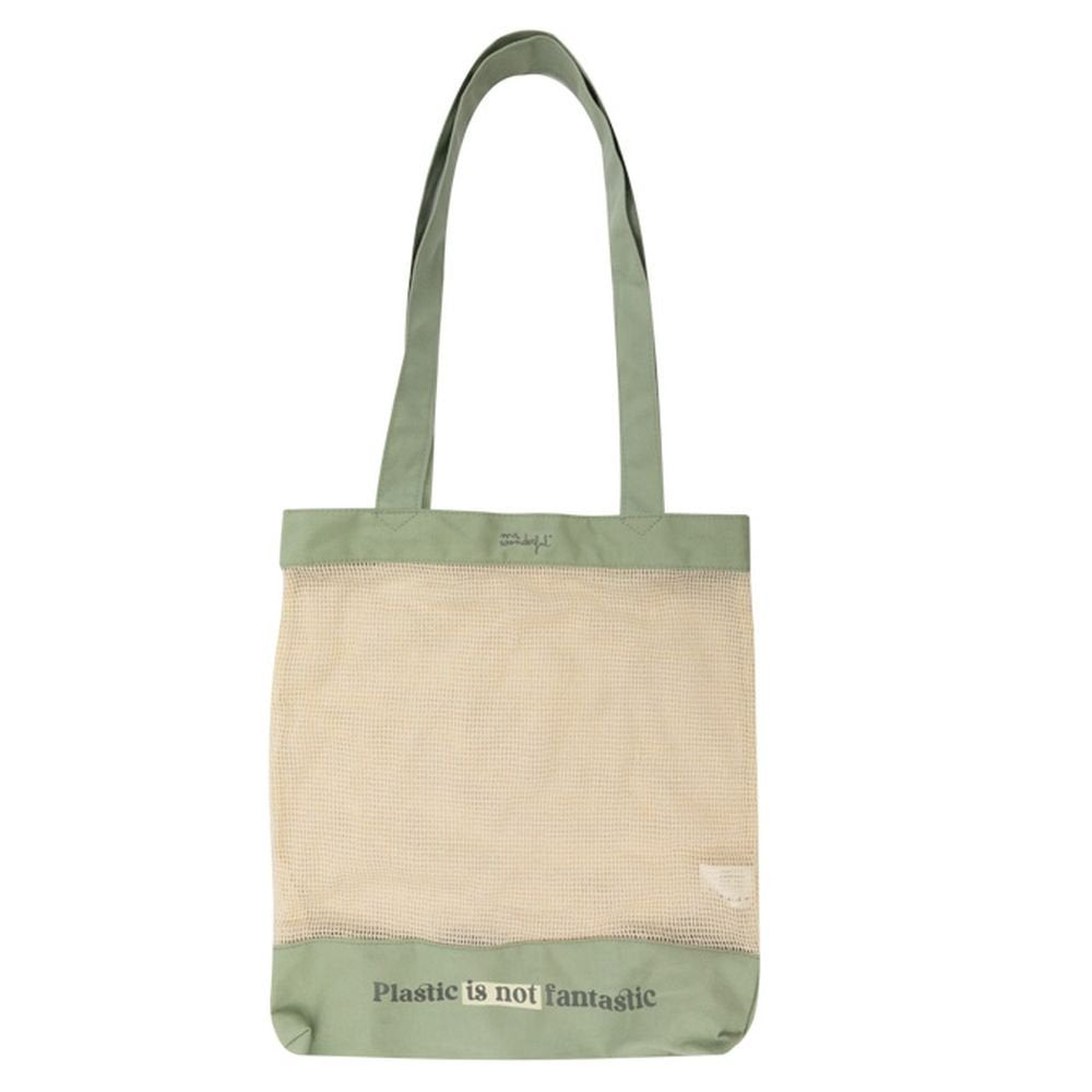 BOLSA DE LA COMPRA PLEGABLE - PLASTIC IS NOT FANTASTIC | MR WONDERFUL Imagen principal del producto
