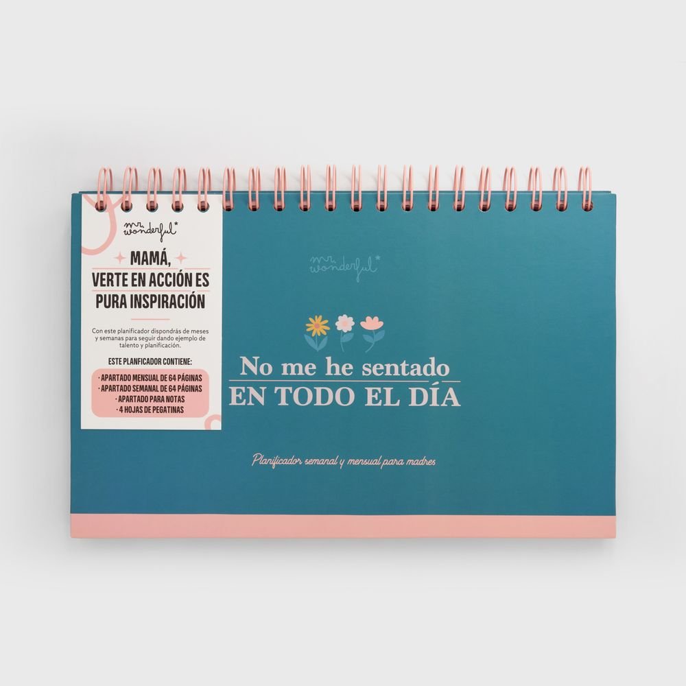 PLANIFICADOR SEMANAL Y MENSUAL PARA MADRES | MR WONDERFUL Imagen principal del producto