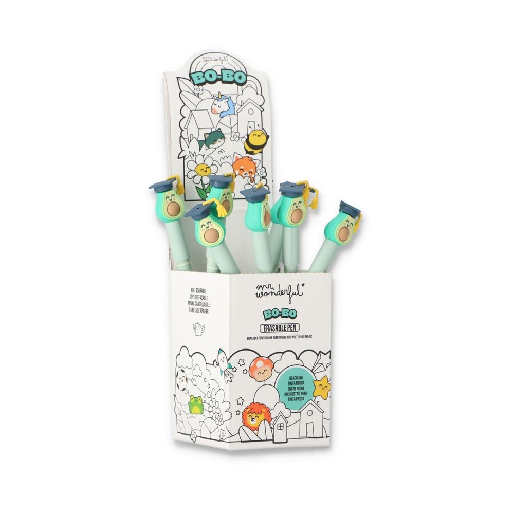 Bolígrafo borrable Mr Wonderful - Pack 12 unidades