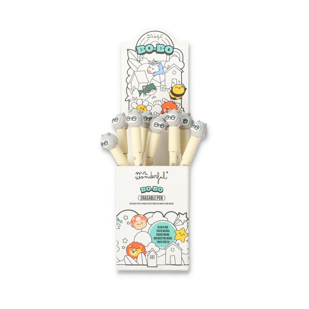 Bolígrafo borrable Mr Wonderful para profesores, pack 12 unidades