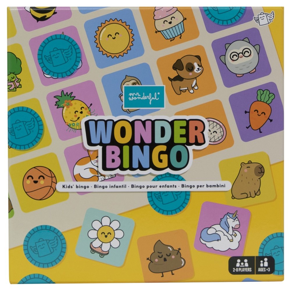 BINGO INFANTIL | MR WONDERFUL | 1 UNIDAD | 8445641063991 Imagen principal del producto