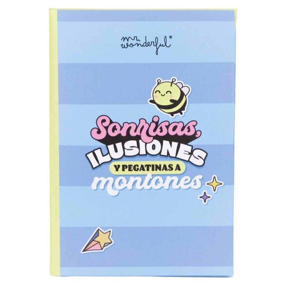 PEGATINAS ESPECIALES SONRISAS ILUSIONES PEGATINAS A MONTONE | MR WONDERFUL | 1 UNIDAD | 8445641064509 Imagen principal del producto