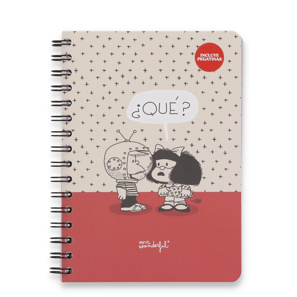 Libreta A5 Mafalda Marca MR Wonderful Imagen principal del producto