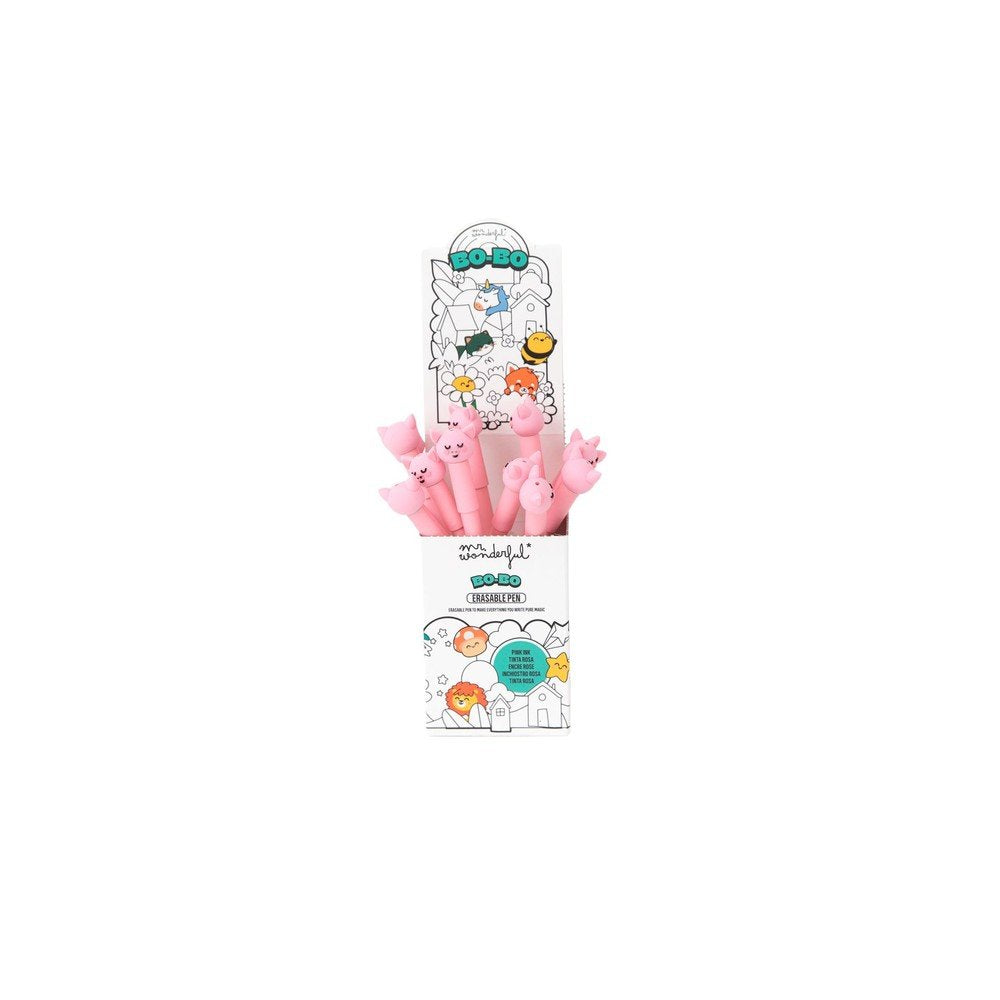 Bolígrafo borrable Bo-Bo Cerdito Mr. Wonderful - Pack 12