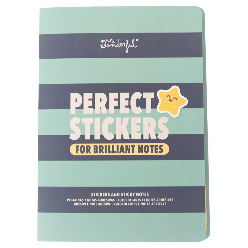 PEGATINAS Y NOTAS ADHESIVAS PERFECT STICKERS | MR WONDERFUL | 1 UNIDAD | 8445641066671 Imagen principal del producto
