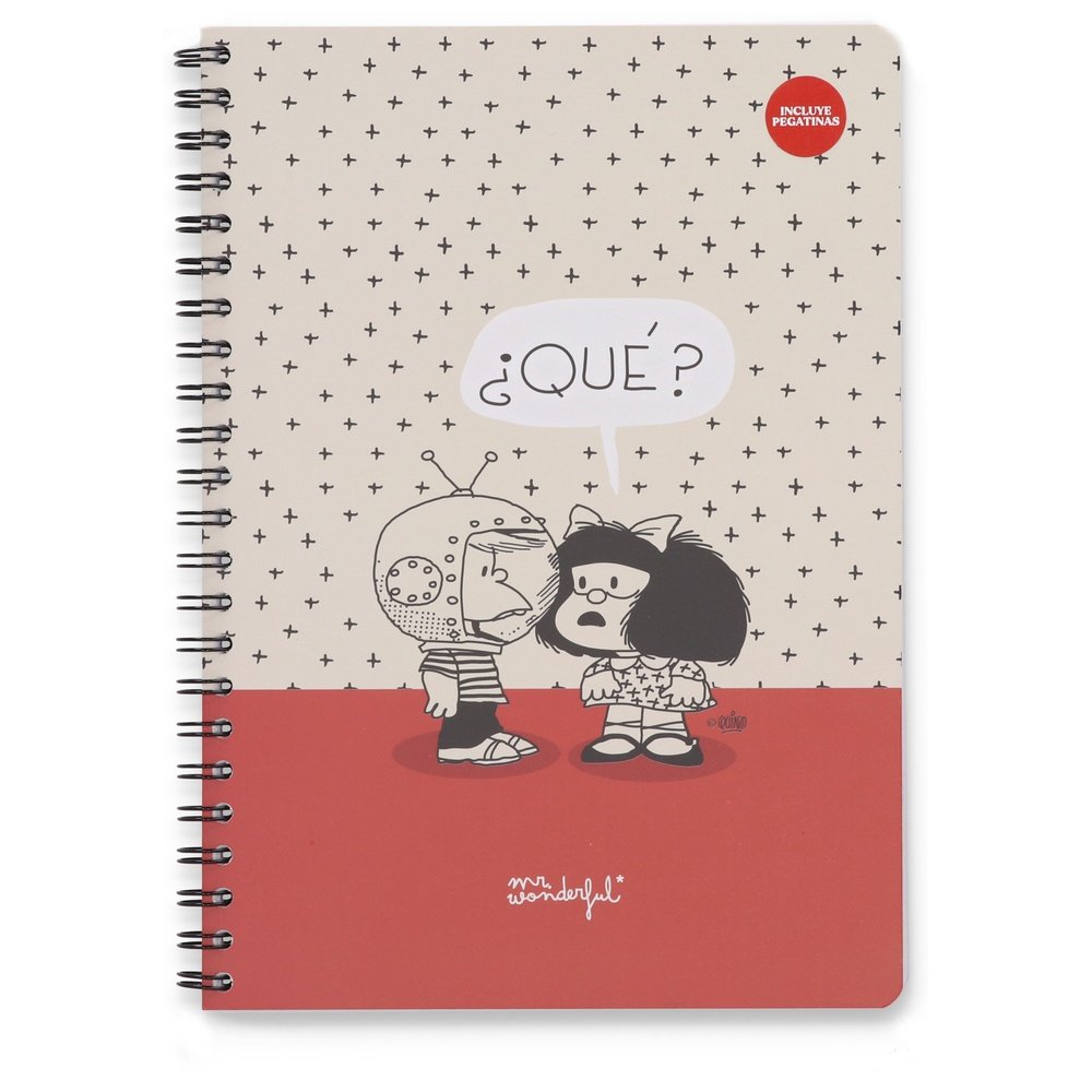 Libreta A4 Mafalda Marca MR Wonderful Imagen principal del producto