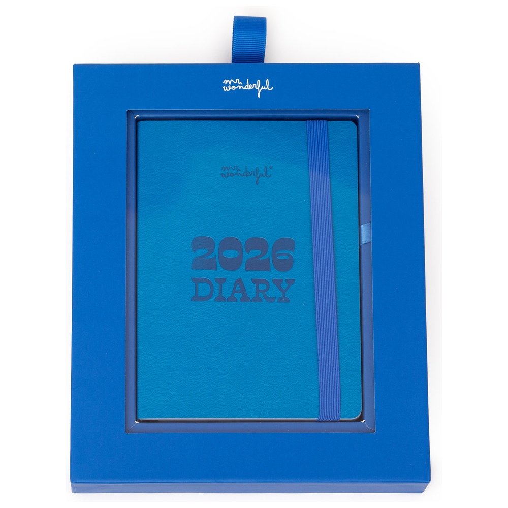 Agenda Pocket 2026 Semanal Pequeña Azul MR Wonderful Agendas Imagen principal del producto
