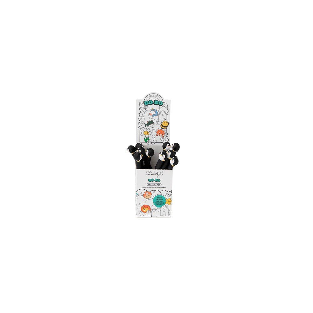 Bolígrafo borrable Bo-Bo Mr. Wonderful, pack de 12