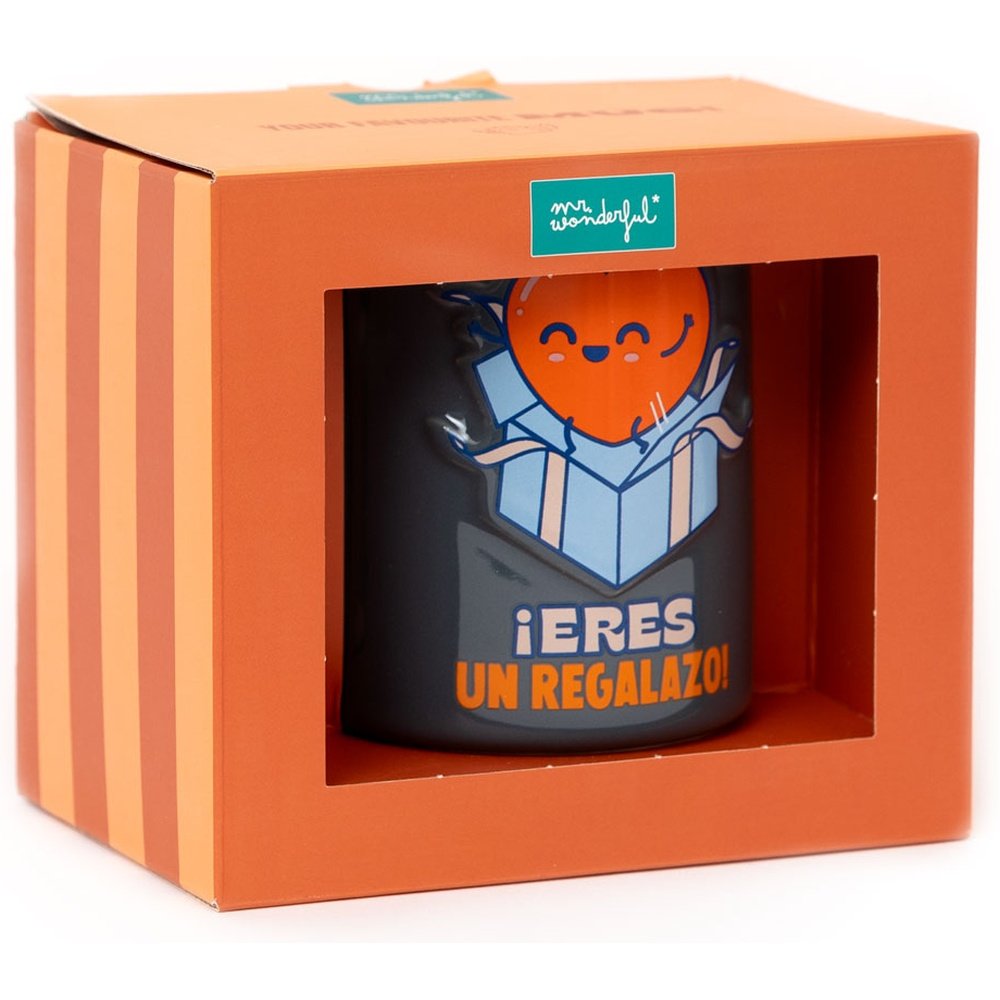 TAZA 3D CORAZON ERES UN REGALAZO | MR WONDERFUL | 1 UNIDAD | 8445641068224 Imagen principal del producto