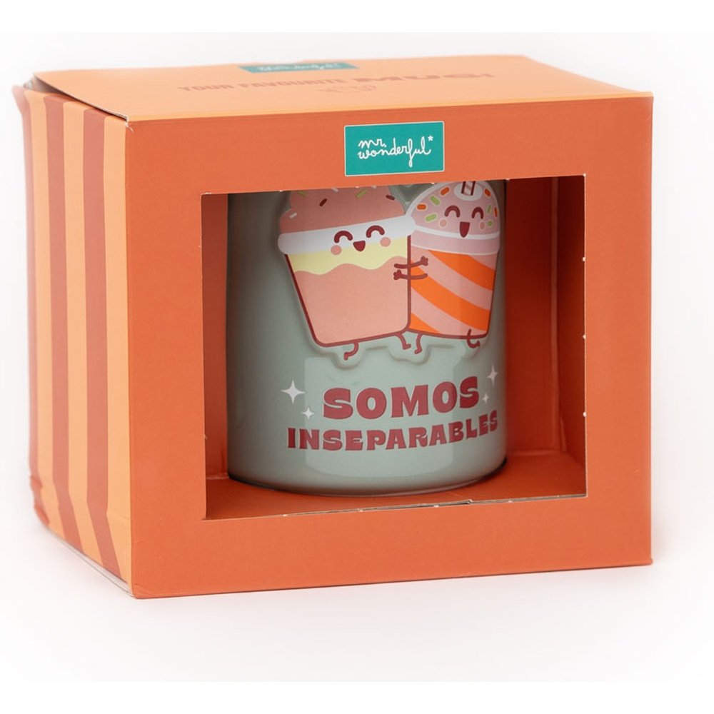 TAZA 3D BATIDOS SOMOS INSEPARABLES | MR WONDERFUL | 1 UNIDAD | 8445641068286 Imagen principal del producto