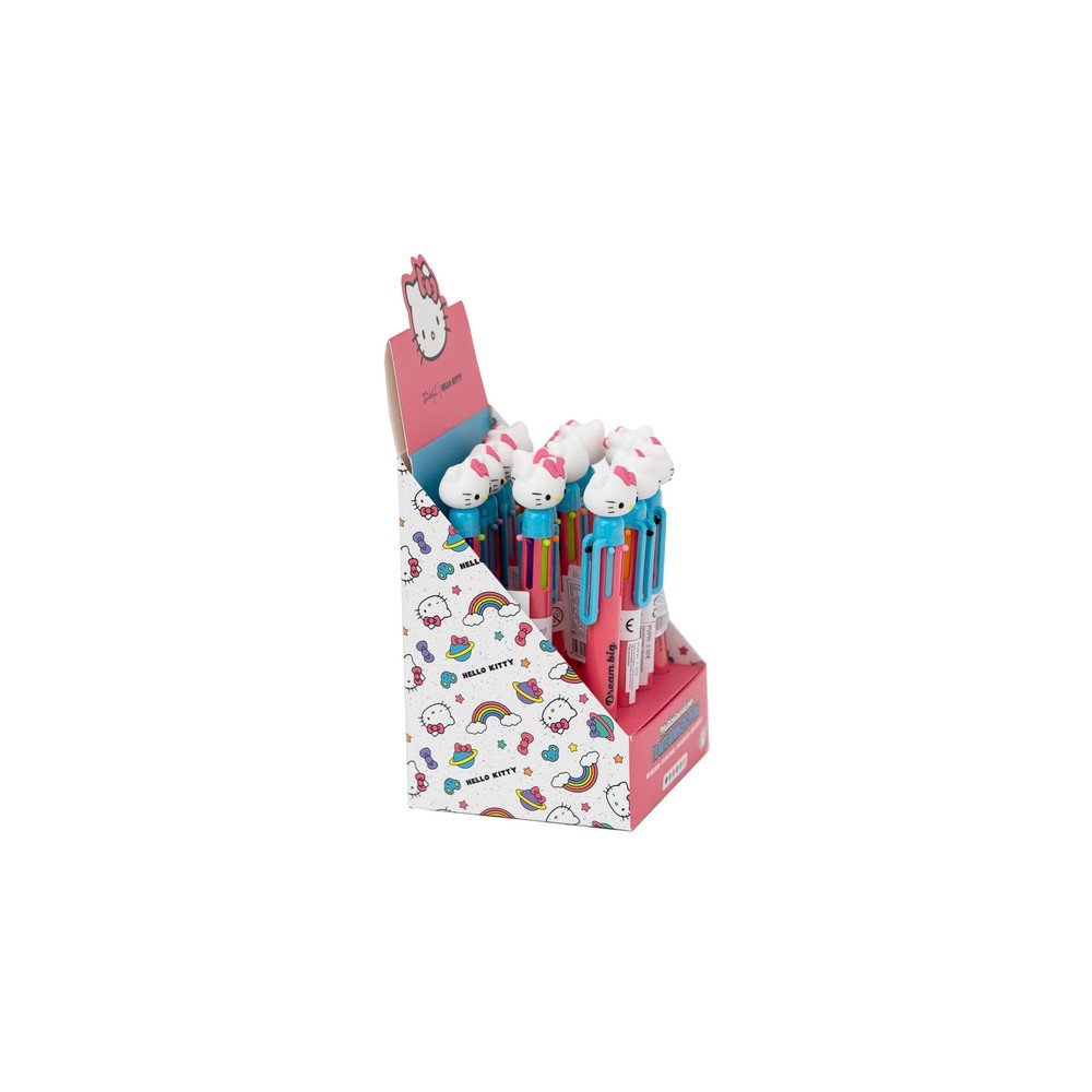 Bolígrafo multicolor Hello Kitty Dream Big, pack de 12