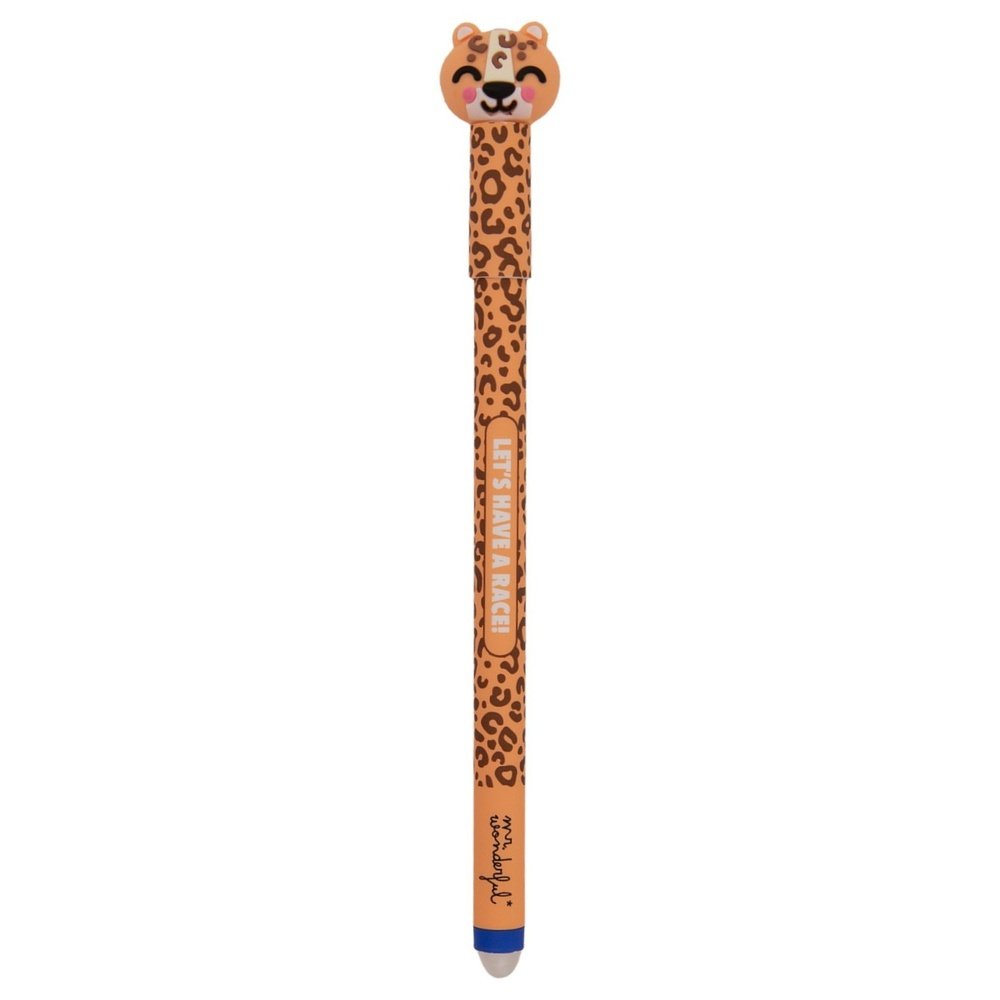 Bolígrafo borrable Bo-Bo Leopardo Mr Wonderful, pack 12 unidades