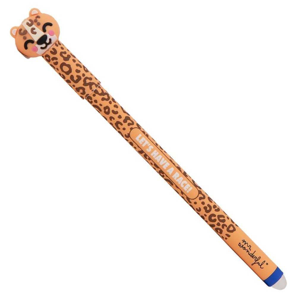 Bolígrafo borrable Bo-Bo Leopardo Mr Wonderful, pack 12 unidades