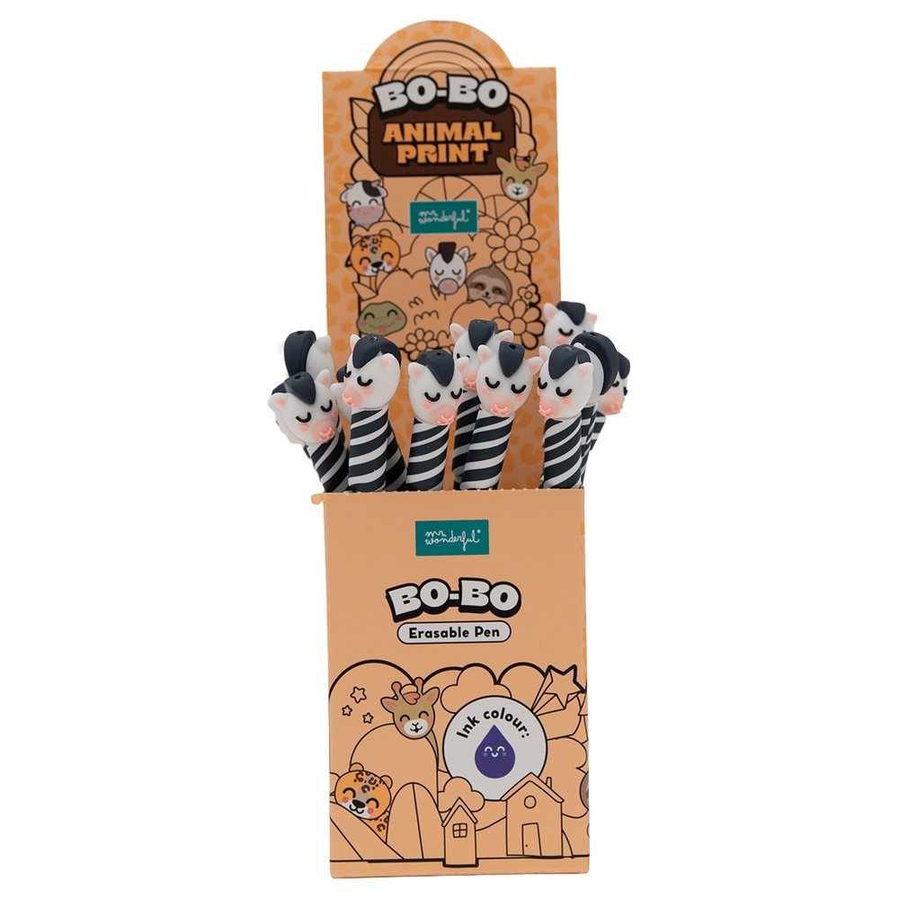 Bolígrafo borrable Bo-Bo Mr. Wonderful, pack 12 unidades