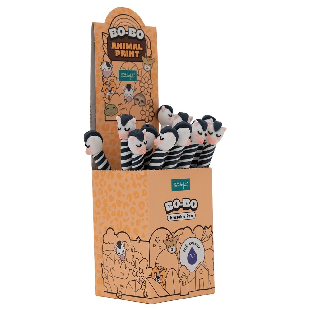 Bolígrafo borrable Bo-Bo Mr. Wonderful, pack 12 unidades