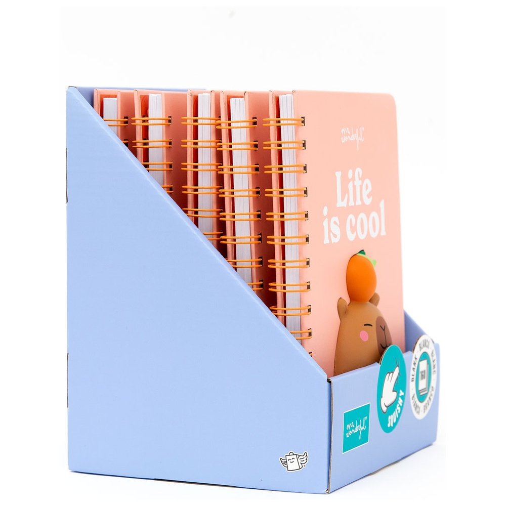 Libreta A5 3D Squishy Capibara Mr Wonderful