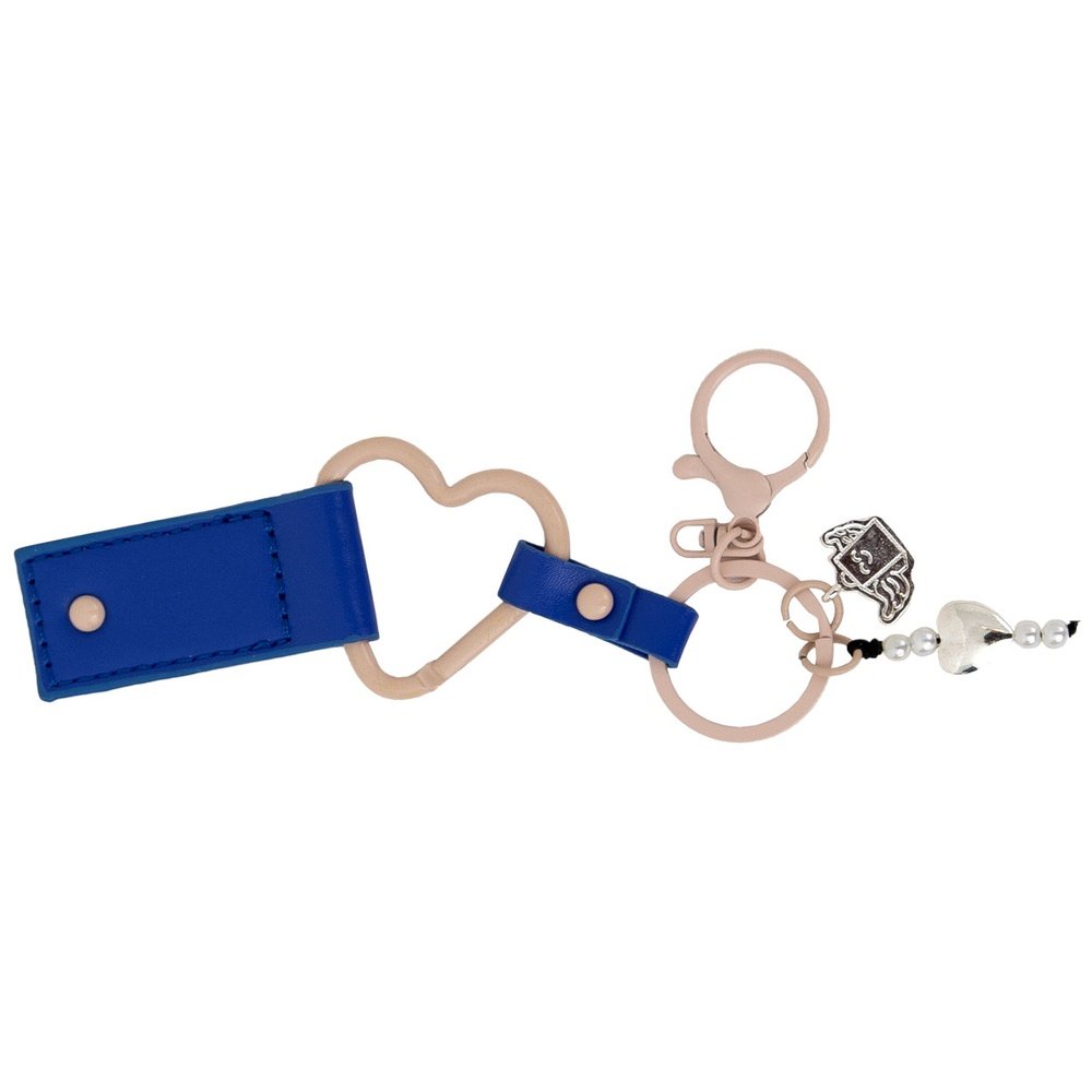 LLAVERO CON CHARMS AZUL ELECTRICO | MR WONDERFUL | 1 UNIDAD | 8445641071330 Imagen principal del producto