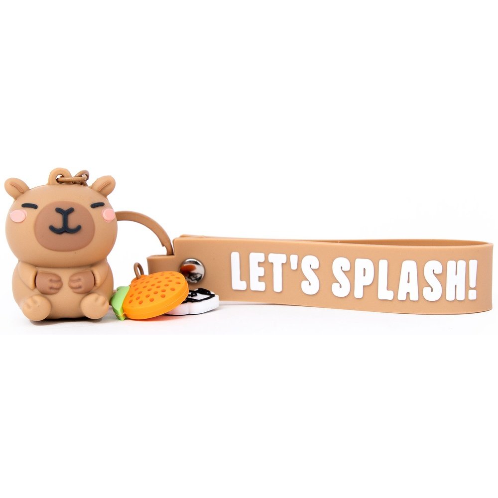 LLAVERO CON COLGANTE CAPIBARA LET´S SPLASH | MR WONDERFUL | 1 UNIDAD | 8445641071668 Imagen principal del producto