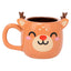 Taza 3D Reno Navidad
