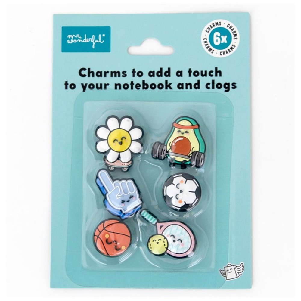 Charms Margarita Dedo Aguacate Baloncesto Futbol Tenis MR Wonderful Imagen principal del producto