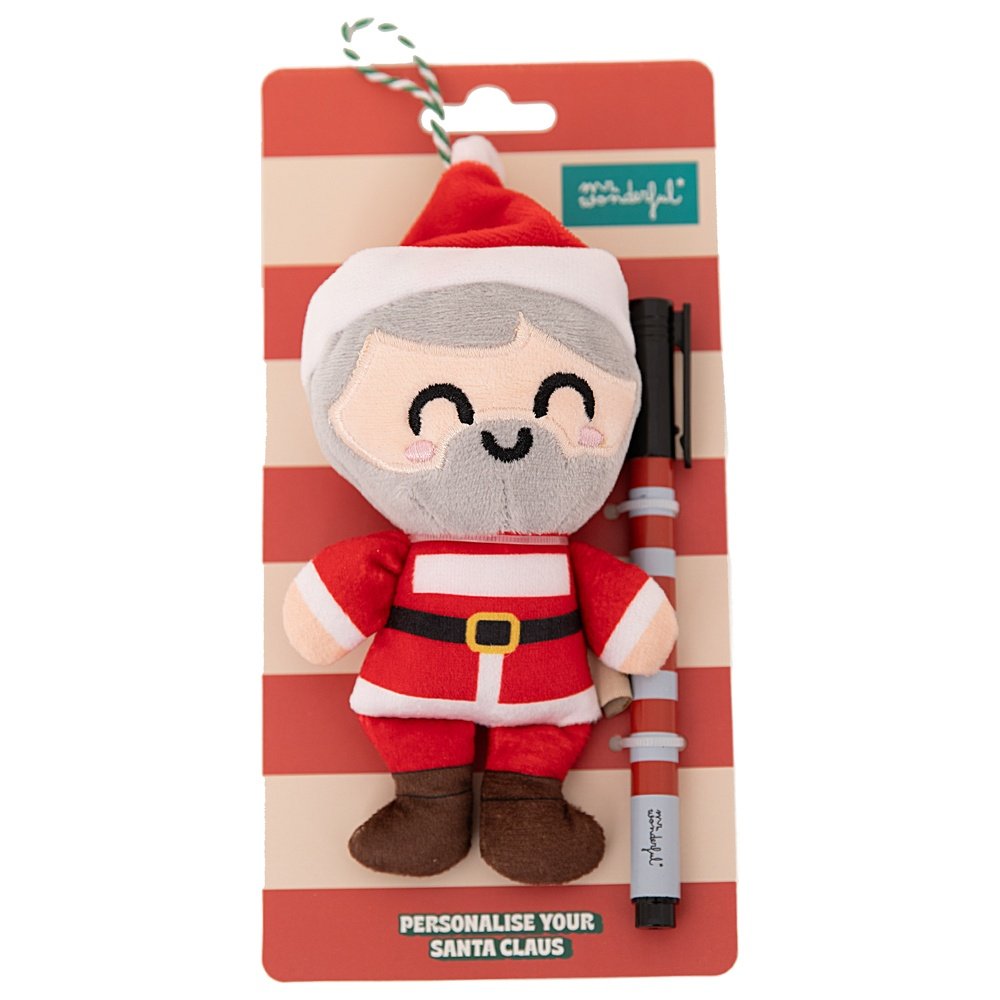Adorno Navideño Personalizable Papa Noel Marca MR Wonderful Imagen principal del producto