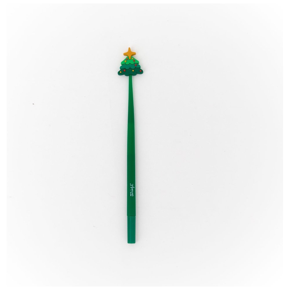 Boligrafo Flexible Verde Árbol de Navidad Marca Mr Wonderful Imagen principal del producto