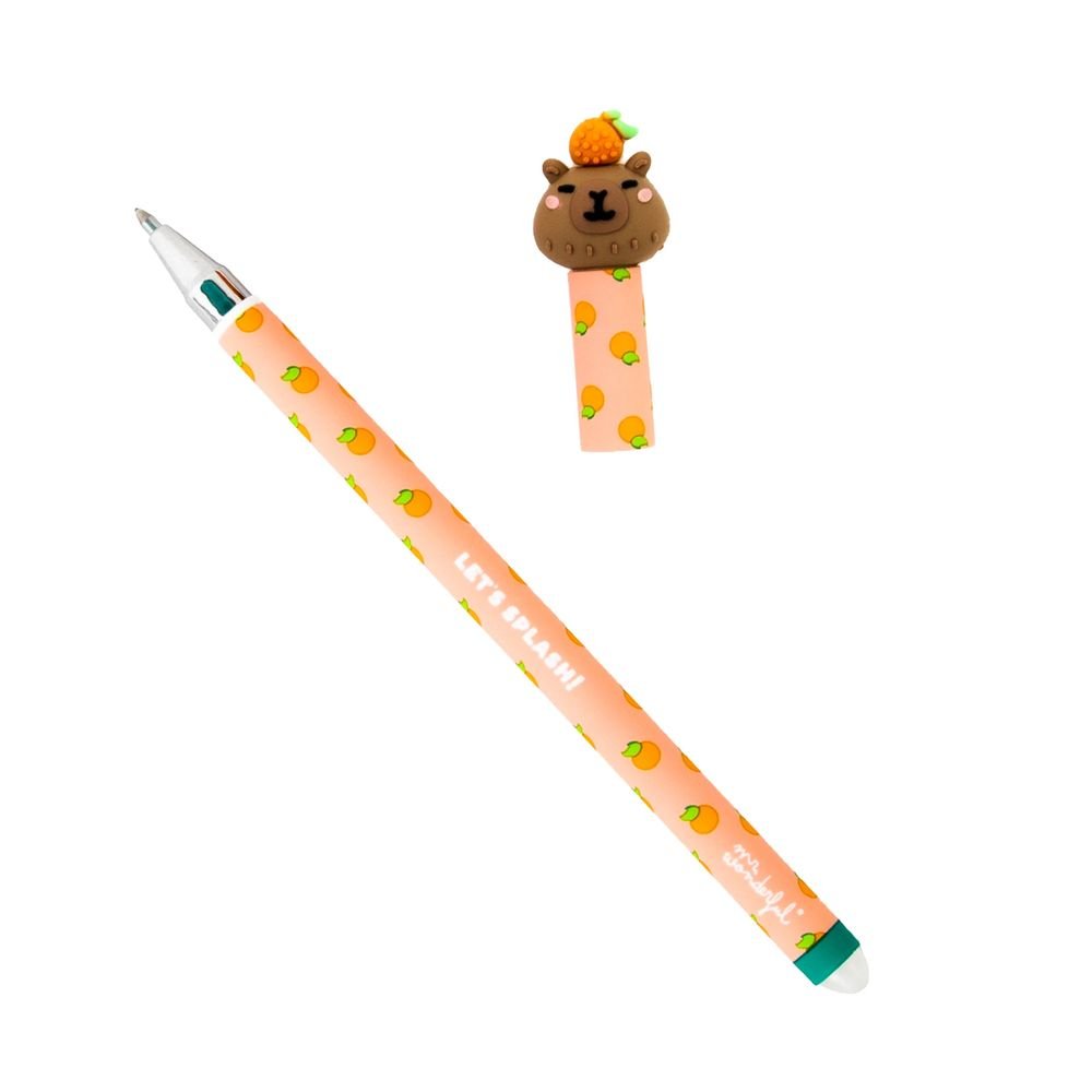 Bolígrafo borrable Bo-Bo Capibara Mr Wonderful, pack 12