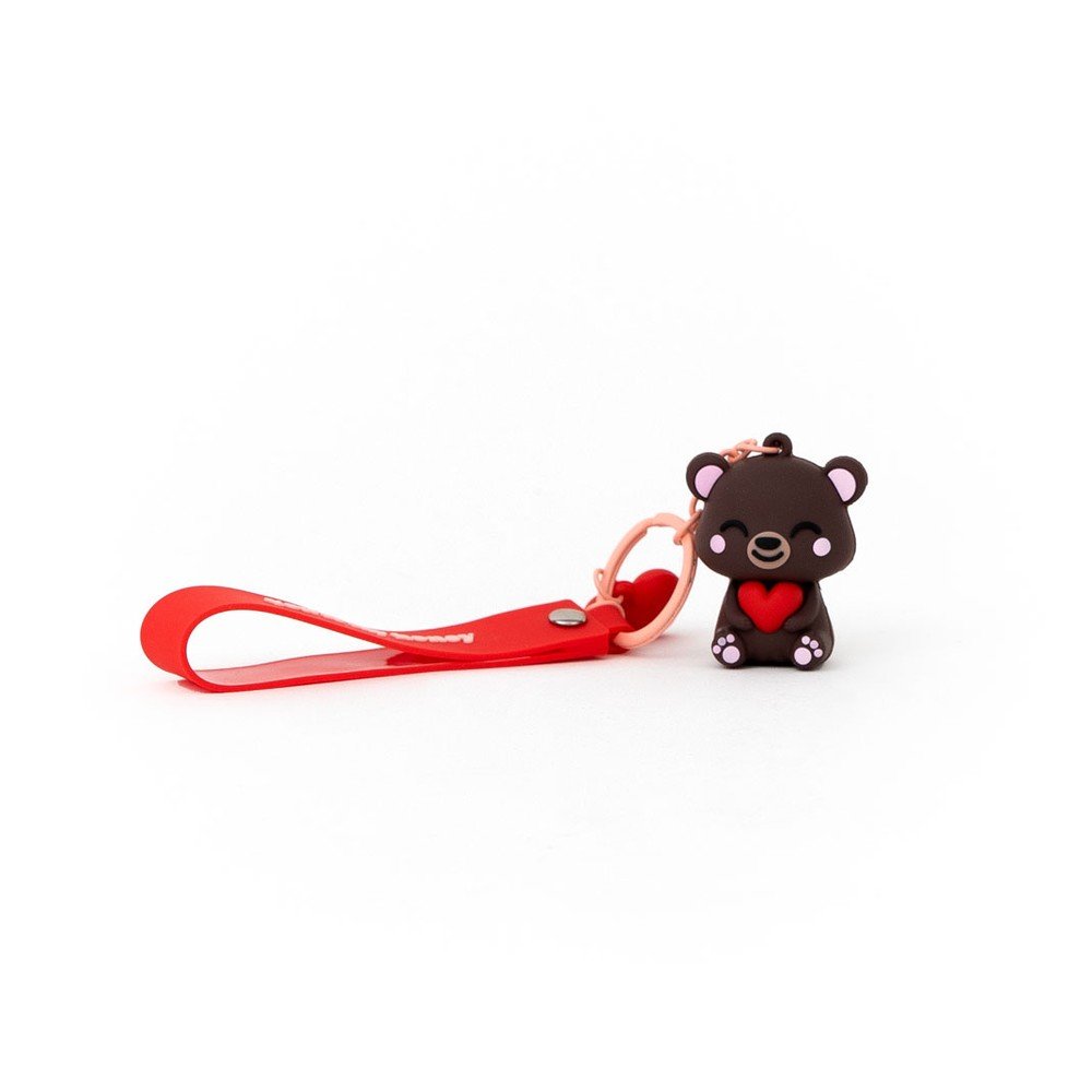 Expositor 5 llaveros con charms Osito You’re My Honey MR WONDERFUL
