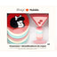 Set de 6 Posavasos y 6 Identificadores de Copas Mafalda MR Wonderful
