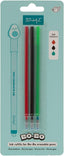 Set 3 Recambios Borrables Bo-bo Rojo Negro Verde MR WONDERFUL