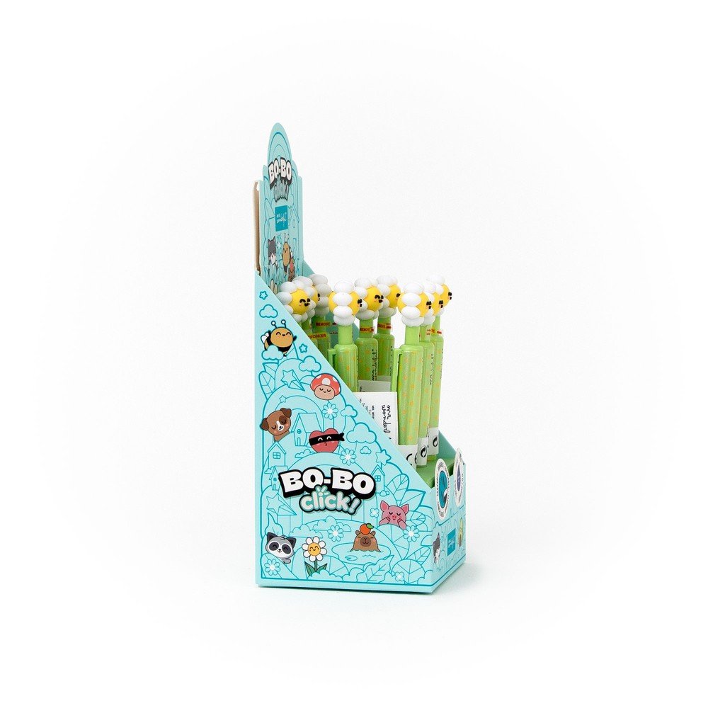 Bolígrafo borrable Bo-Bo Click Margarita, pack de 9 unidades